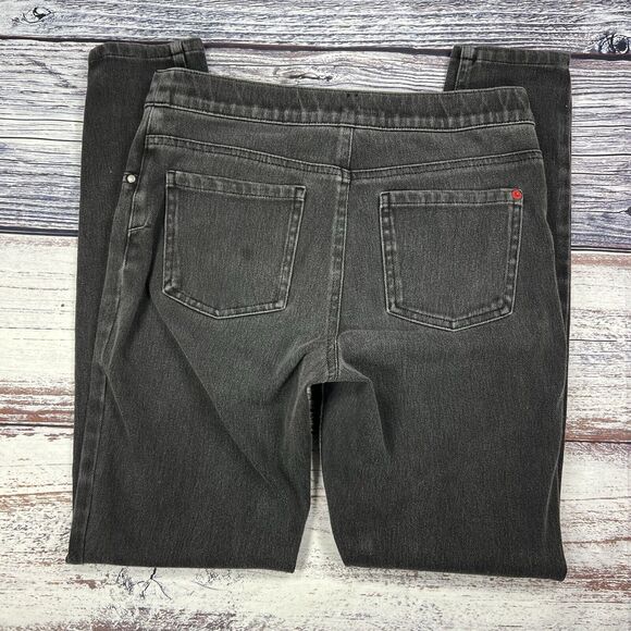 Spanx Ready To Wow Black Pull on Shape Contour Leggings Jeans 2420, Size M - Picture 3 of 7